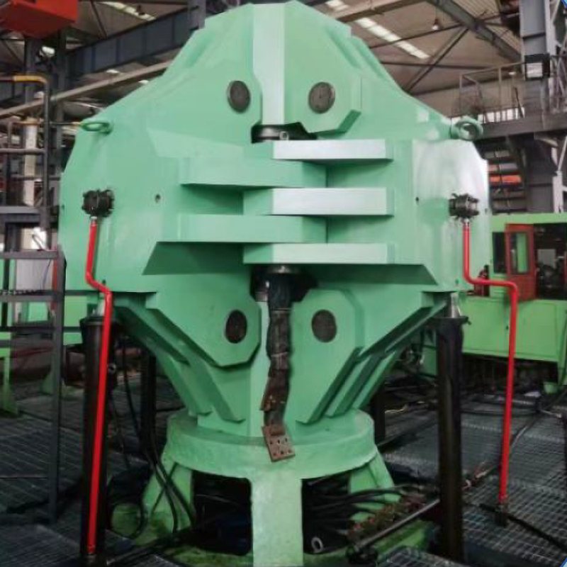 Six-sided top press frame ready for assembly in the factory